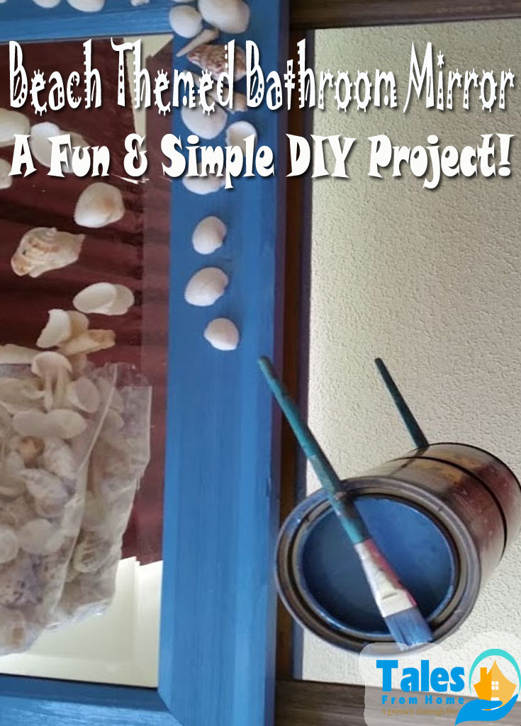 Beach Themed Bathroom Mirror - Tales From Home